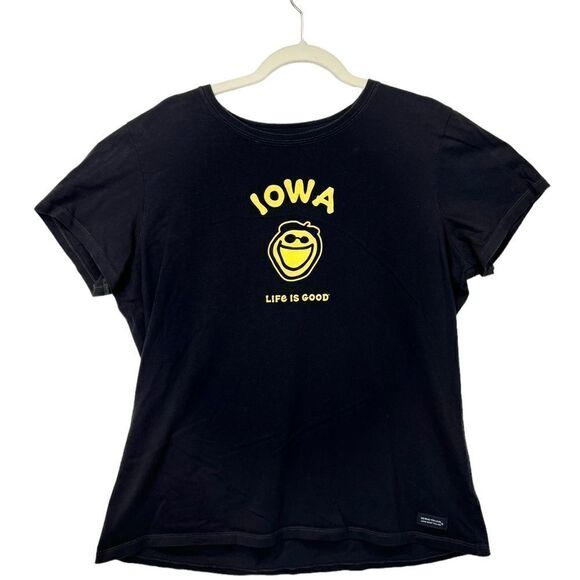 Women's Jake Iowa Crusher Tee xl Hawkeyes colors💛🖤 - Picture 2 of 9